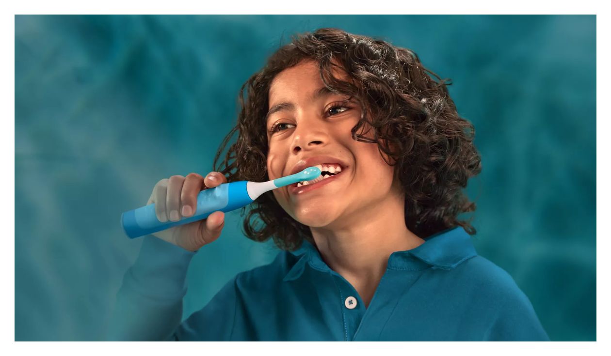 HX6600/42 For Kids Smart Schall-Zahnbürste für Kinder 504 h  (Blau) 