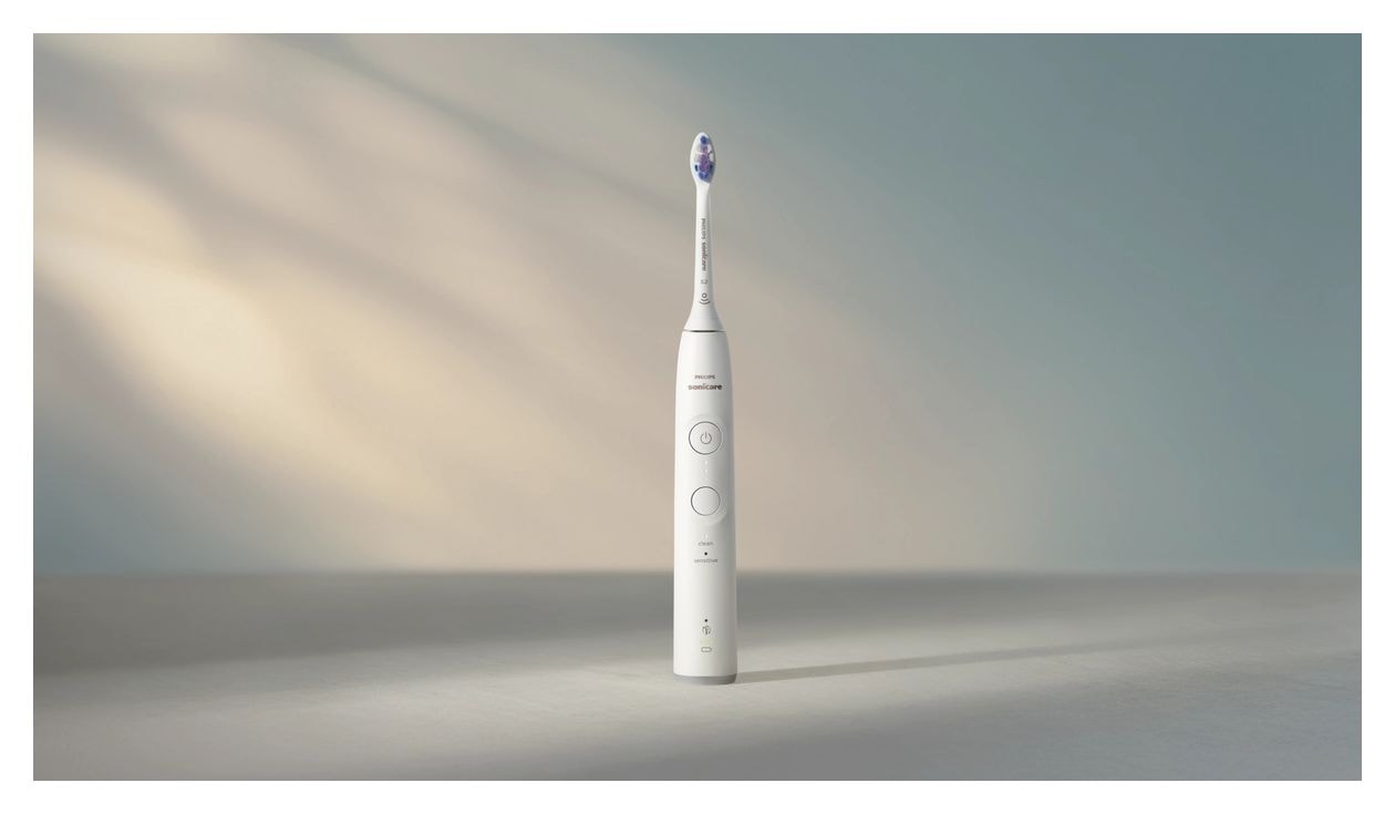 HX7400/06 Sonicare 6100 Wiederaufladbare Schall-Zahnbürste für Erwachsene 504 h  (Weiß) 