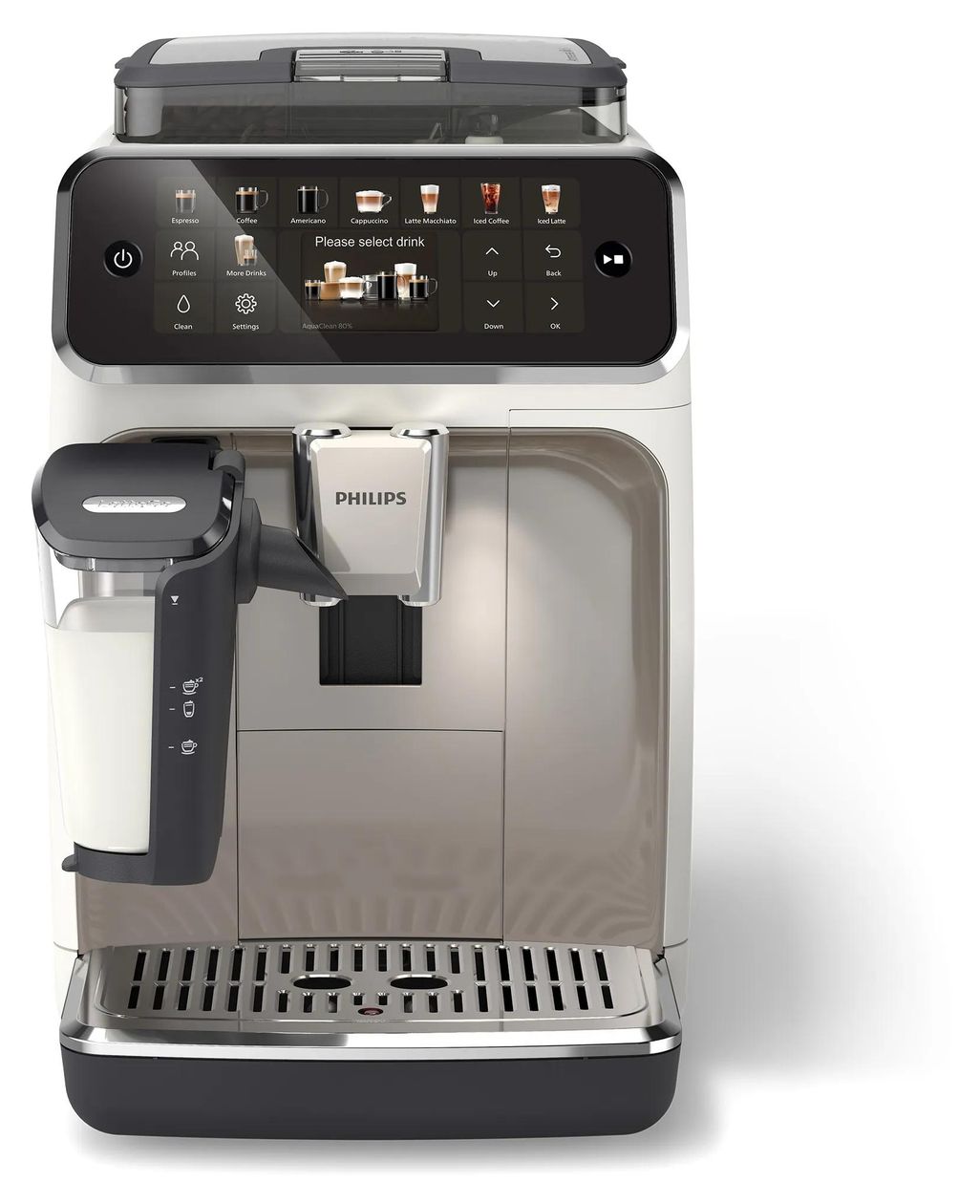 Series 5500 EP5543/90 LatteGo Kaffeevollautomat 15 bar 1,8 l 275 g  (Grau) 