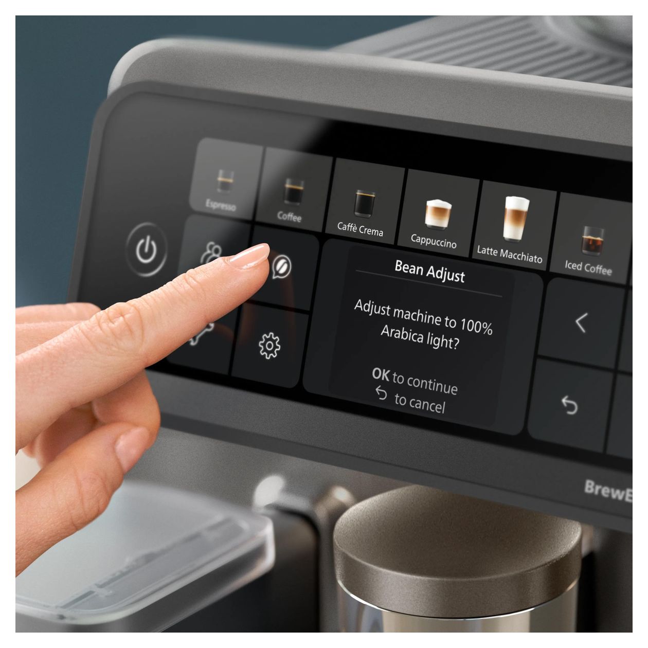 Series 6000 EP6551/91 LatteGo Pro Aromis Kaffeevollautomat 15 bar 1,9 l 275 g (Cashmere Grey) 