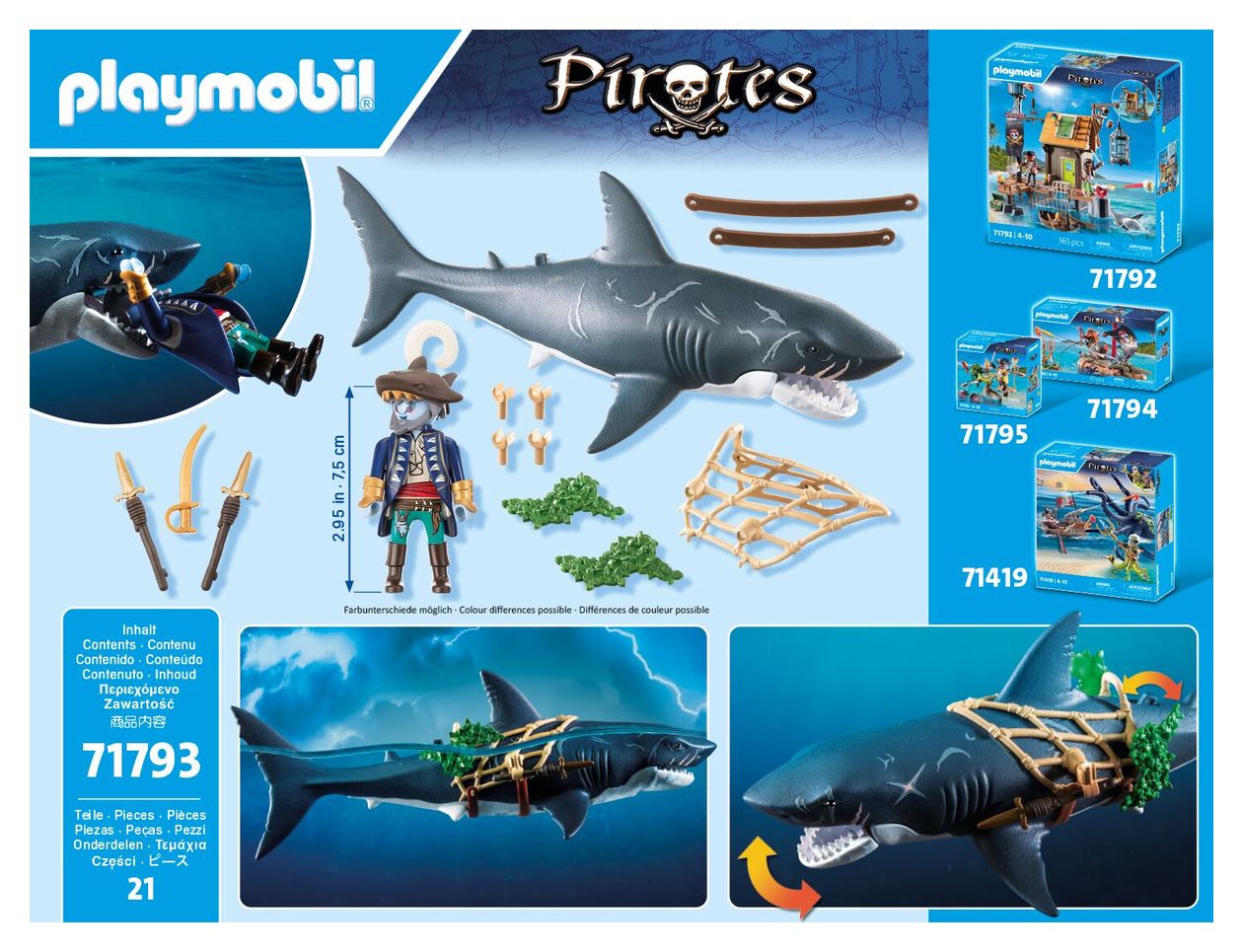 71793 Pirates Gefahr durch Riesenhai 