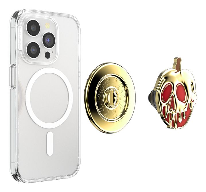 PopGrip für MagSafe Enamel Poison Apple Fingerring für Apple iPhone 12  (Gold, Rot) 