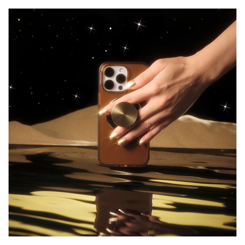 PopGrip MagSafe Radial Gold Aluminum Fingerring für Apple iPhone 12+  (Gold) 