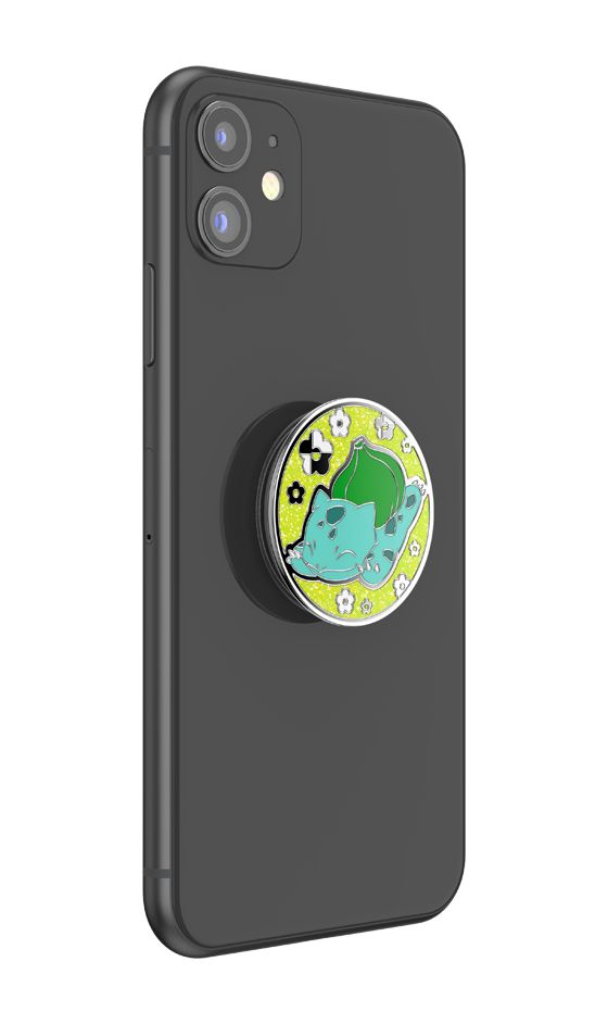PopGrip Pokémon - Enamel Bulbasaur Nap Fingerring für Universal  (Mehrfarbig) 