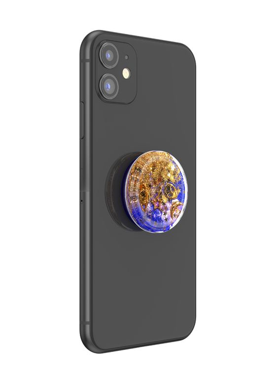 PopGrip Tidepool Cosmic Escape Fingerring für Universal (Blau, Gold, Violett, Weiß) 