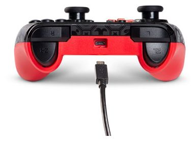 Wired Controller Mario Shadow Analog / Digital Gamepad Nintendo Switch Kabelgebunden (Schwarz, Rot) 