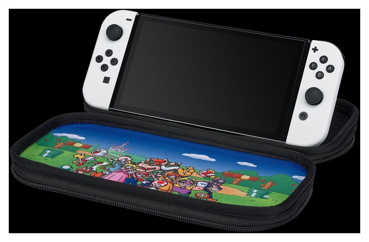 Slim Case Gaming-Controllergehäuse Nintendo Switch  (Rot, Weiß) 