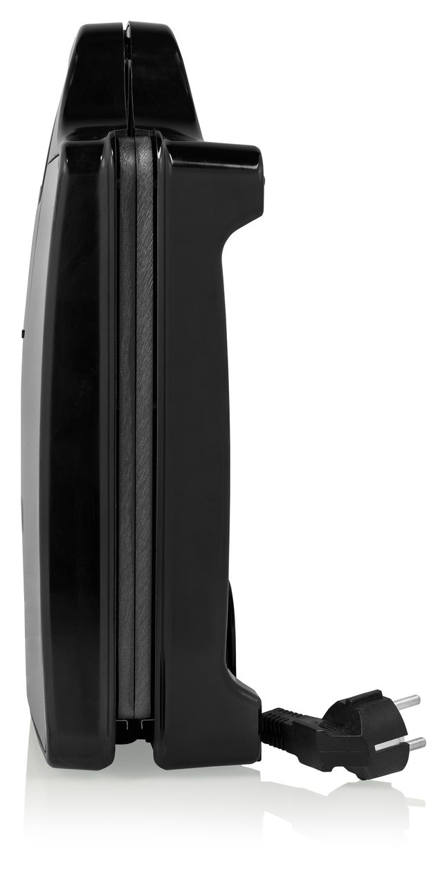 127006 Supreme XXL Sandwichmaker 1600 W für 4 Sandwiches  (Schwarz, Edelstahl) 