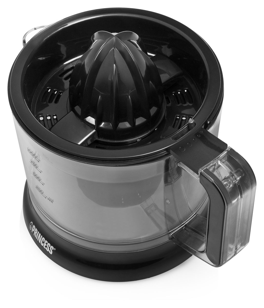 201004 Classic Zitruspresse 25 W (Schwarz, Transparent) 