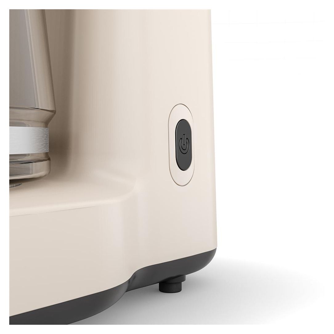 246048 15 Tassen Filterkaffeemaschine 1,5 l  (Elfenbein) 