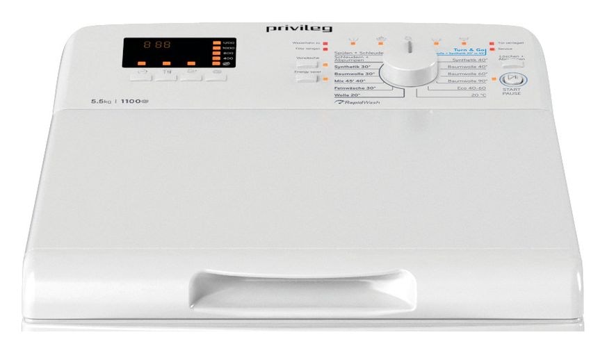 PWTLC55DE 5 kg Frontlader Waschmaschine 1100 U/min AutoClean 