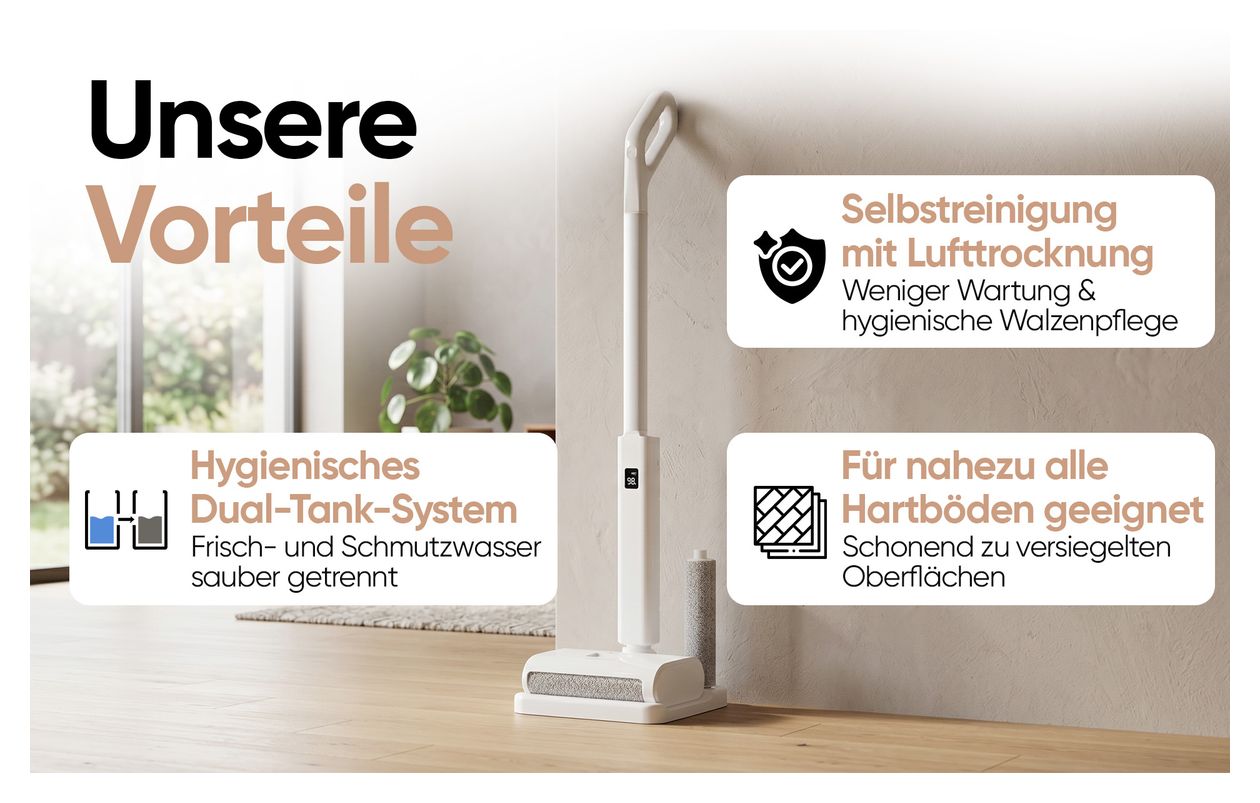 PC-HBR3147A Naß-/Trockensauger bis 35 min Laufzeit 