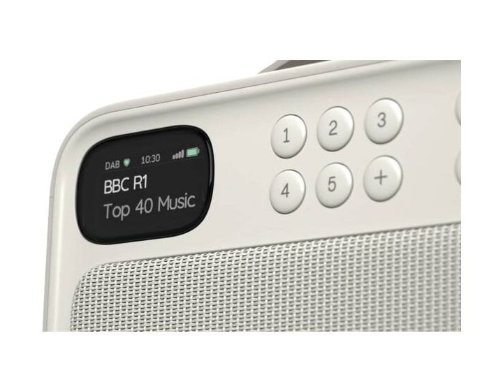 Bloom Bluetooth DAB, FM Radio Tragbar IPX5  (Weiß) 