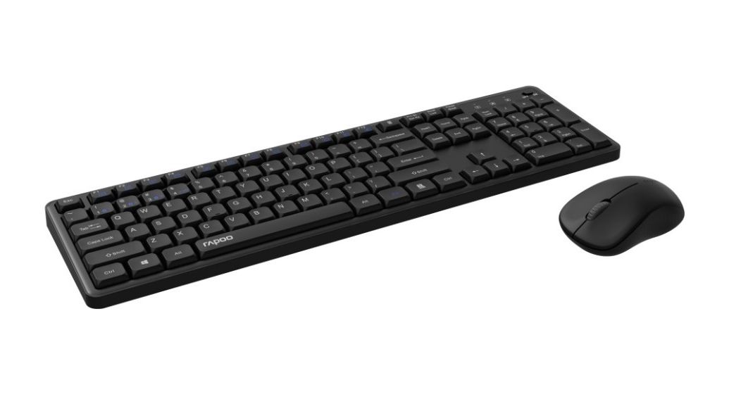 8150M Büro Tastatur RF Wireless + Bluetooth 2.4 GHz  (Schwarz) 