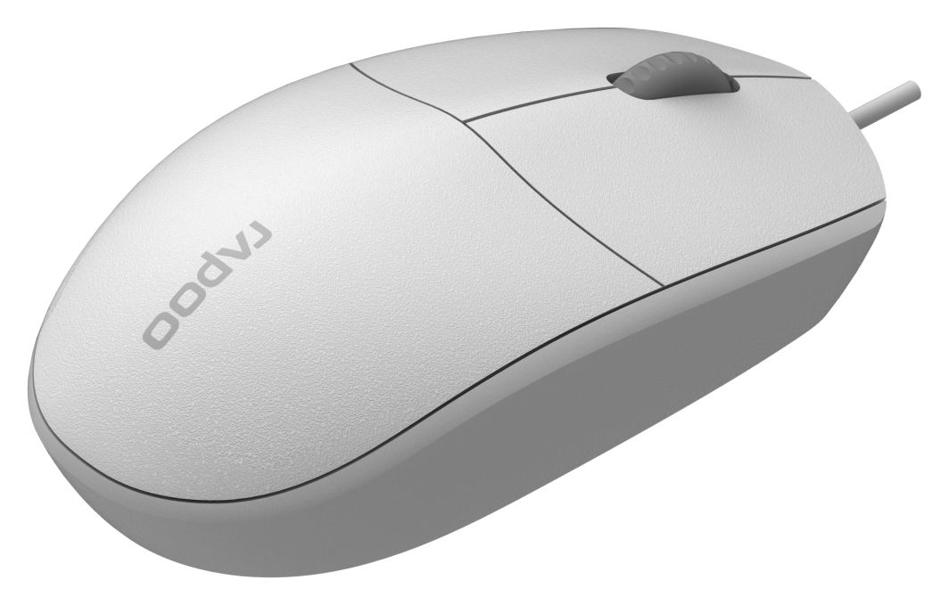 N100 1600 DPI Büro Maus Optisch  (Weiß) 