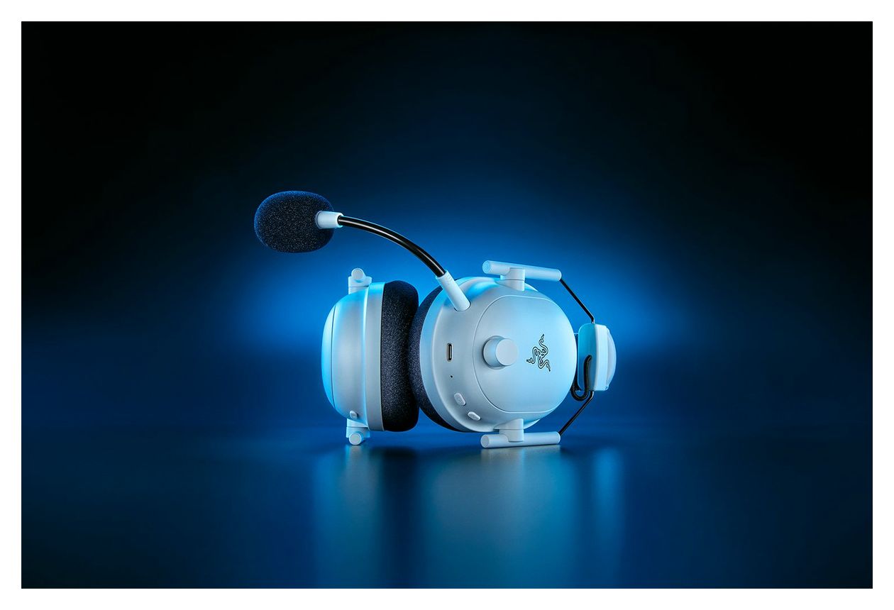 BlackShark V2 Pro for PlayStation Over Ear Bluetooth Kopfhörer kabellos 70 h Laufzeit USB Typ-C  (Weiß) 
