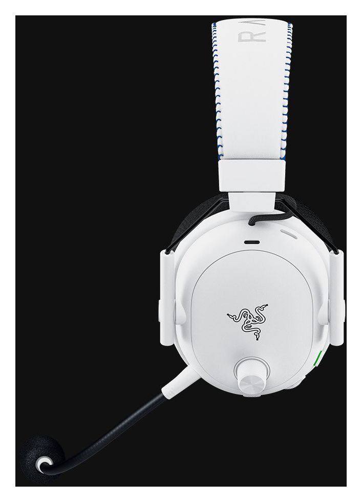BlackShark V3 Pro PlayStation Over Ear Bluetooth Kopfhörer kabelgebunden&kabellos 48 h Laufzeit USB Typ-A  (Weiß) 
