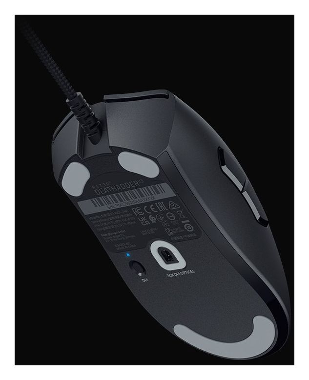 DeathAdder V3 30000 DPI Gaming Maus Optisch  (Schwarz) 