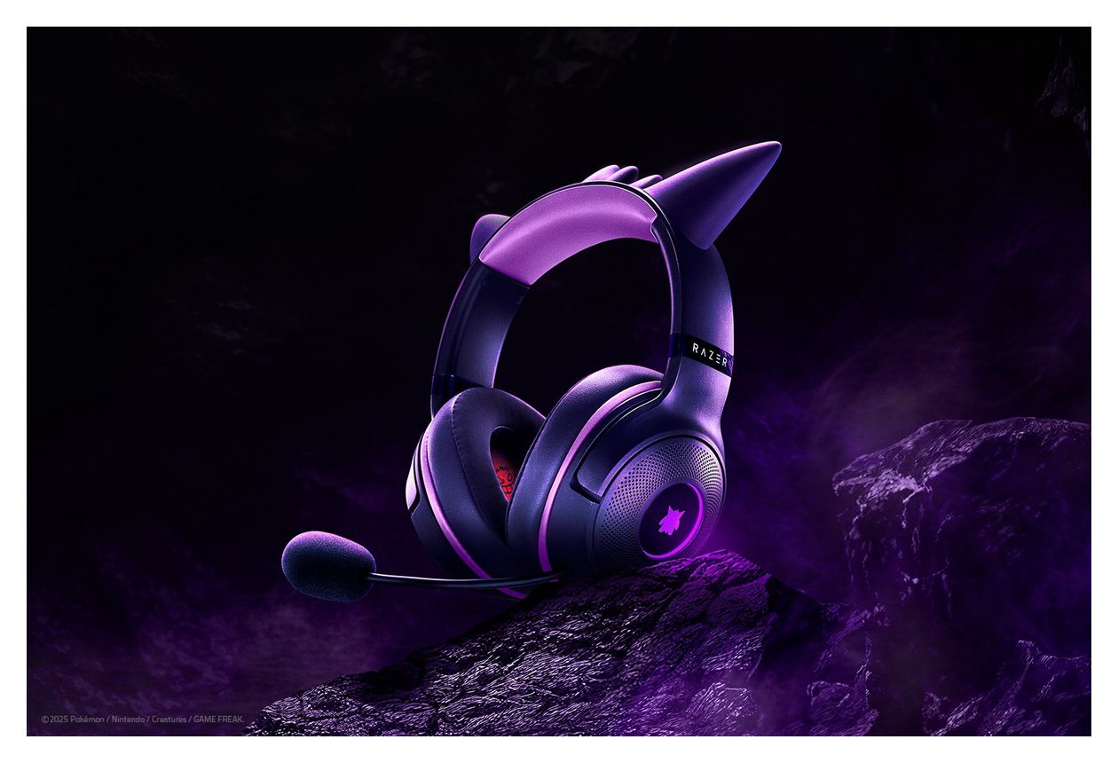 Kraken Kitty V2 - Pokemon Gengar Ed. Over Ear Kopfhörer Kabelgebunden USB Typ-A  (Pink) 