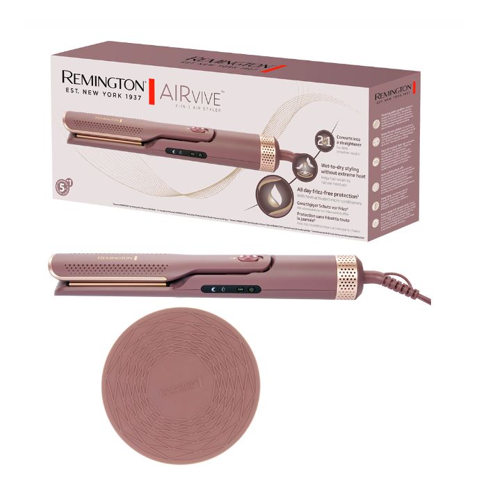 AS8930 AIRvive 2-in-1 Airstyler Haarglätter 135 W  (Pink) 