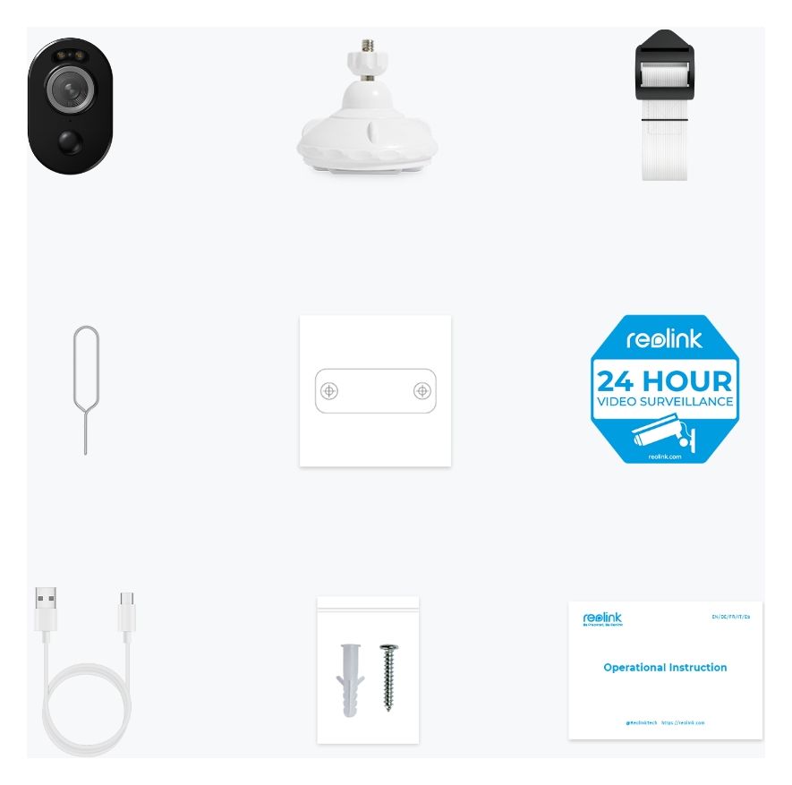 Argus Series B330 2880 x 1616 Pixel IP-Sicherheitskamera IP65 Innen & Außen Nachtsicht  (Weiß) 