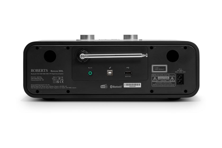 Blutune 300L Bluetooth DAB+, DMB, FM Radio  (Schwarz) 