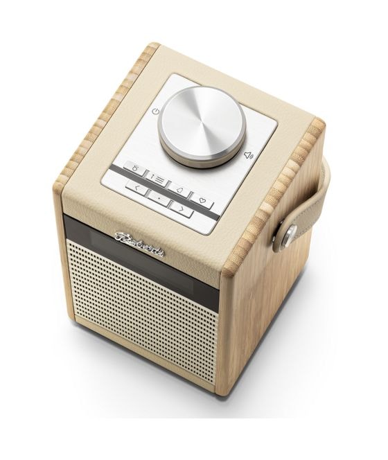 Rambler Midi Bluetooth DAB, DAB+, FM Radio Tragbar  (Cremefarben) 