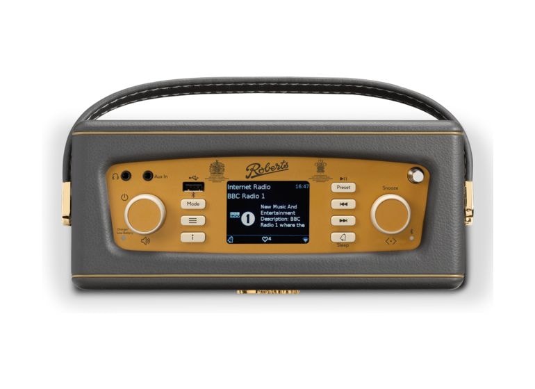 Revival iStream 3L Bluetooth DAB, DAB+, FM Radio Tragbar  (Bronze, Anthrazit) 