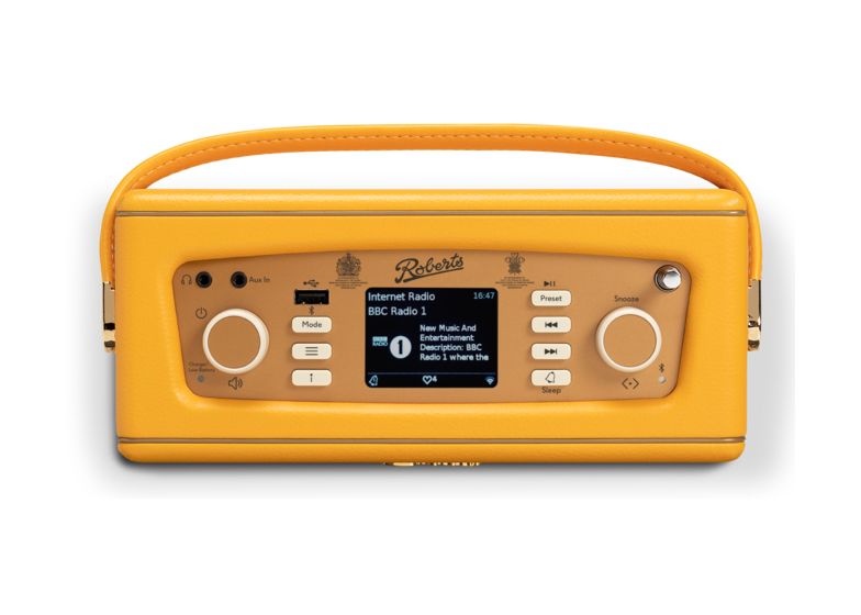 Revival iStream 3L Bluetooth DAB, DAB+, FM Radio Tragbar  (Gelb) 