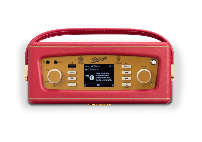 Revival iStream 3L Bluetooth DAB, DAB+, FM Radio Tragbar  (Rot) 