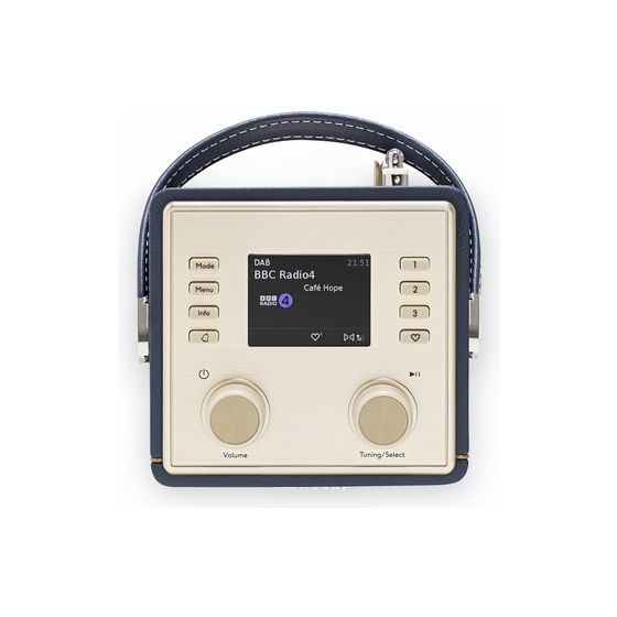 Revival Mini 2 Bluetooth DAB, DAB+, FM Radio Tragbar  (Navy) 