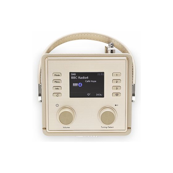 Revival Mini 2 Bluetooth DAB, DAB+, FM Radio Tragbar  (Cremefarben) 