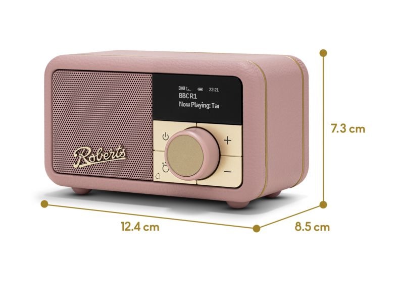 Revival Petite 2 Bluetooth DAB, DAB+, FM Radio Tragbar  (Weiß) 