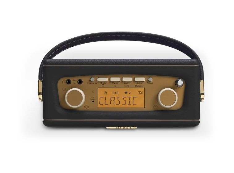 Revival Uno BT Bluetooth DAB, DAB+, FM Radio Tragbar  (Schwarz) 
