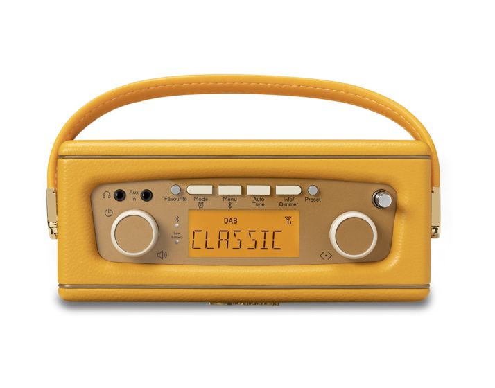 Revival Uno BT Bluetooth DAB, DAB+, FM Radio Tragbar  (Gelb) 