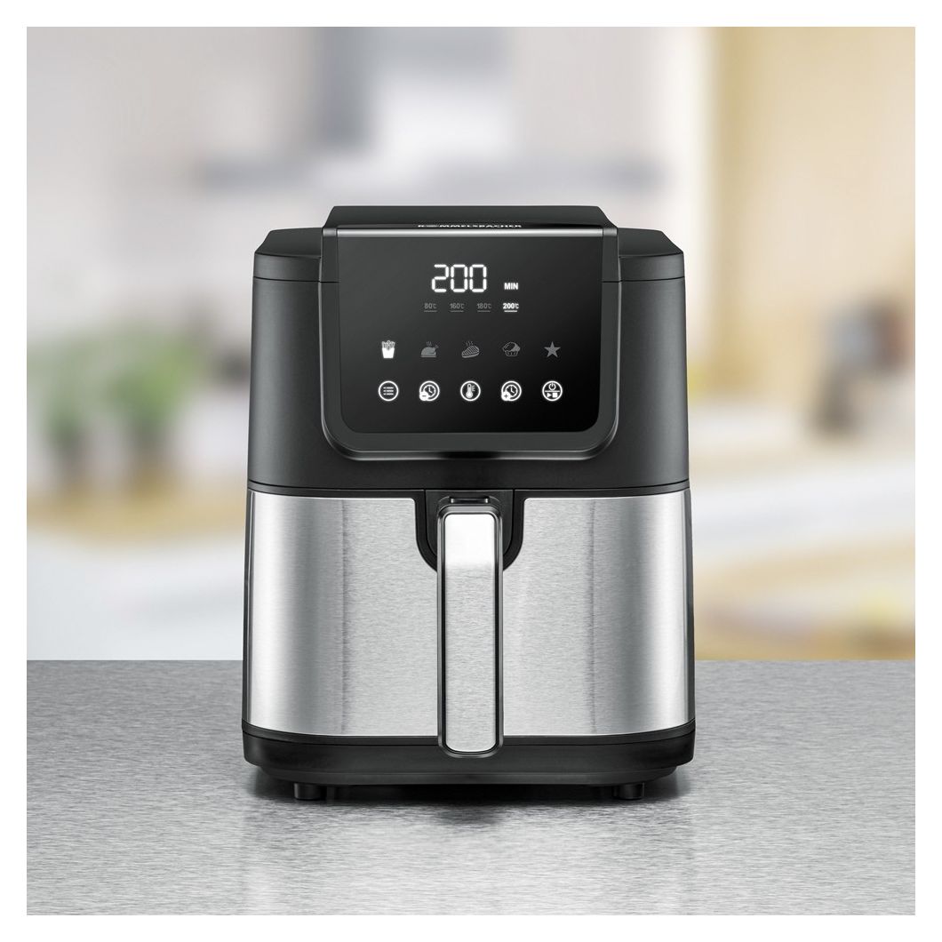 FRH1500 Heißluftfritteuse 5 l 1500 W  (Schwarz, Edelstahl) 