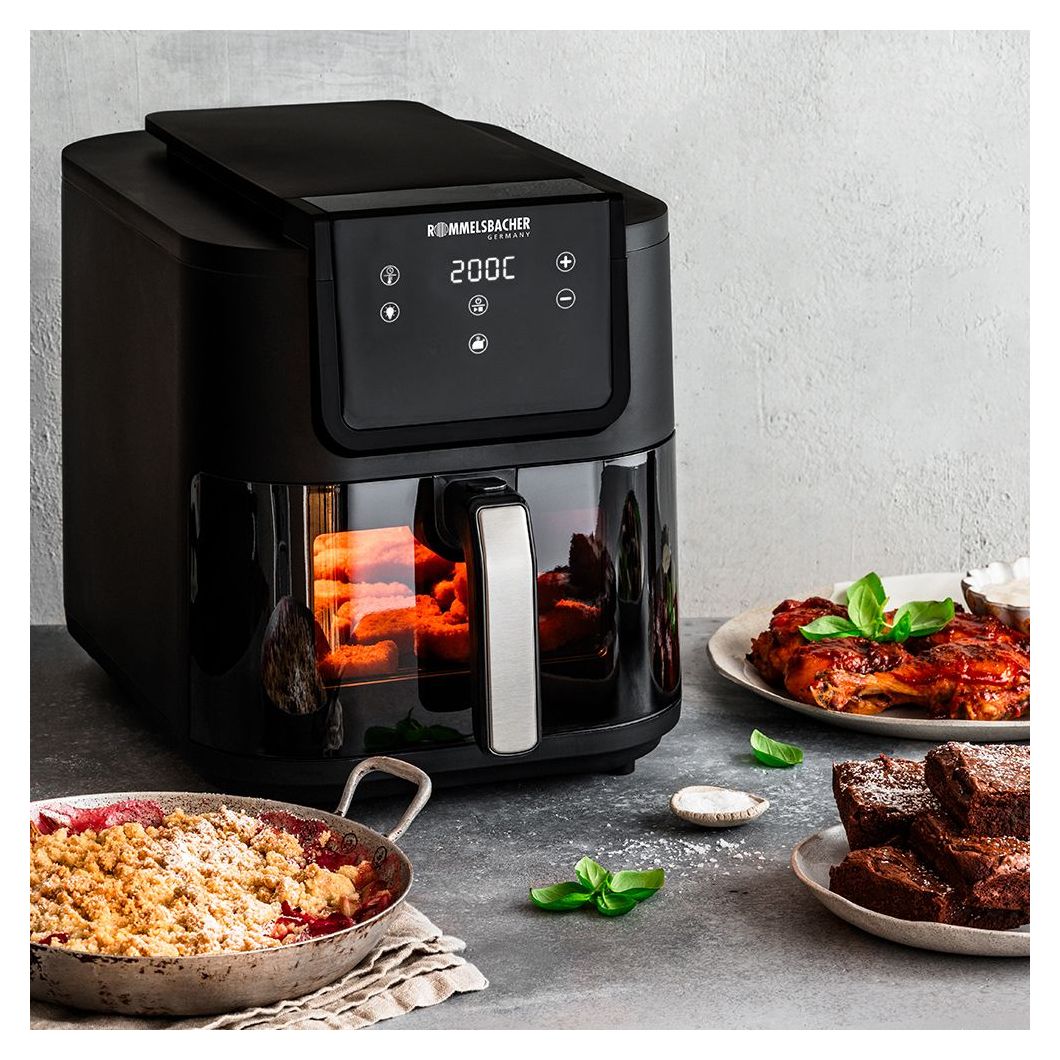 FRH1700XXL Heißluftfritteuse 8 l 1700 W  (Schwarz, Edelstahl) 