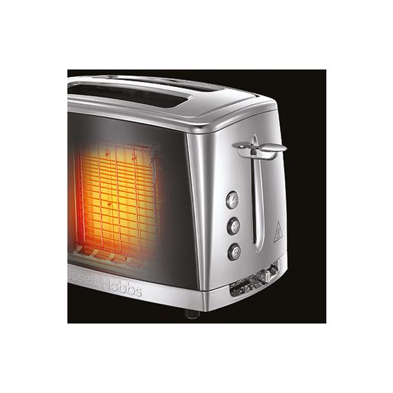 23221-56 Luna Toaster 1550 W 2 Scheibe(n) 6 Stufen  (Schwarz, Grau) 