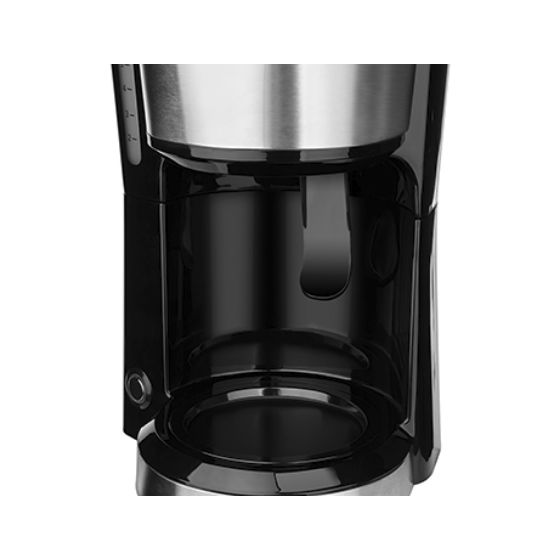 24210-56 Compact Home 5 Tassen Filterkaffeemaschine 0,6 l  (Schwarz, Edelstahl) 