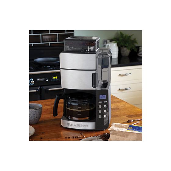 25610-56 Grind and Brew 10 Tassen Filterkaffeemaschine 1,2 l  (Schwarz, Edelstahl) 