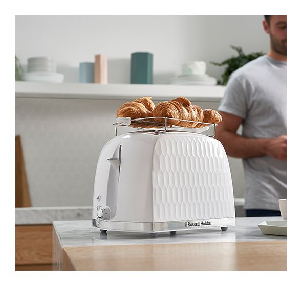 26060-56 Honeycomb Toaster 850 W 2 Scheibe(n) 6 Stufen  (Weiß) 