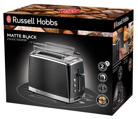 1550 Russell W Hobbs 6 expert 26150-56 von Technomarkt 2 Toaster Stufen Scheibe(n) (Schwarz)