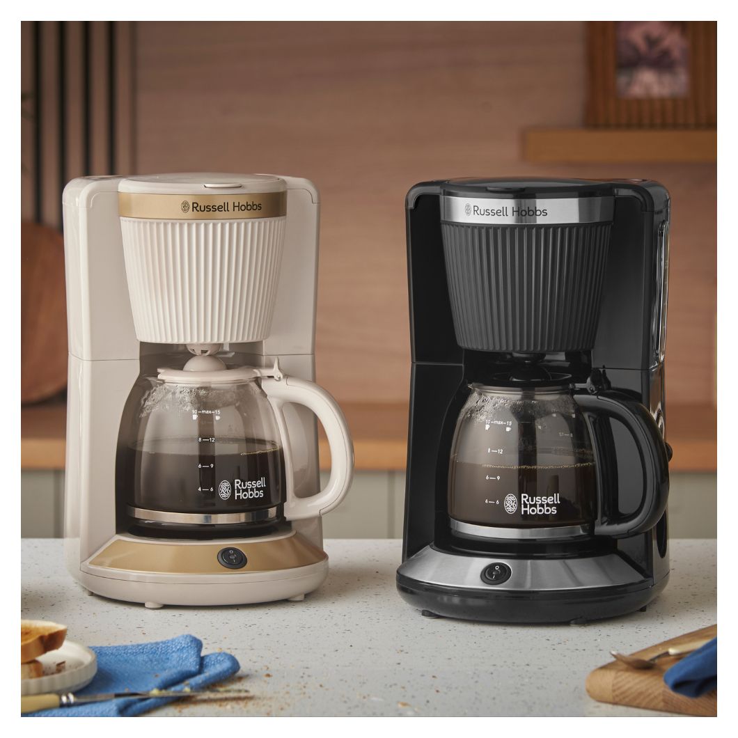 26780-56	Bronte 10 Tassen Filterkaffeemaschine 1,2 l  (Schwarz, Silber) 