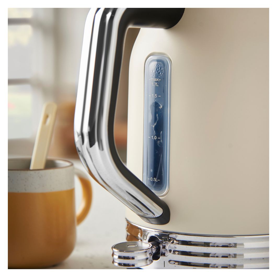 28640-70 Hanley 1,7 l Wasserkocher 2400 W (Schwarz, Cremefarben) 