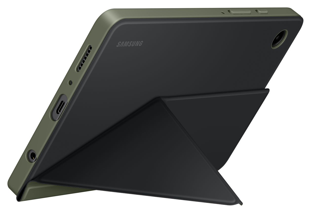 Book Cover Folio für Samsung Galaxy Tab A9 bis 22,1 cm (8.7") Stoßfest, Kratzresistent (Schwarz) 