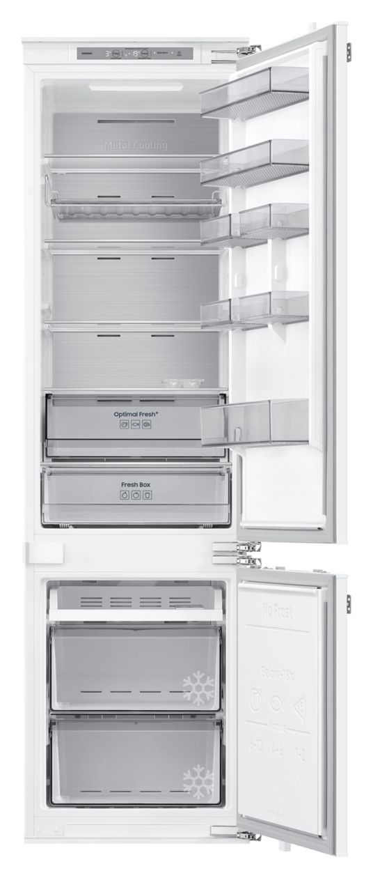 BRB80F30ADF0 223 l / 74 l Einbau Kühl-/Gefrierkombination 183 kWh NoFrost 