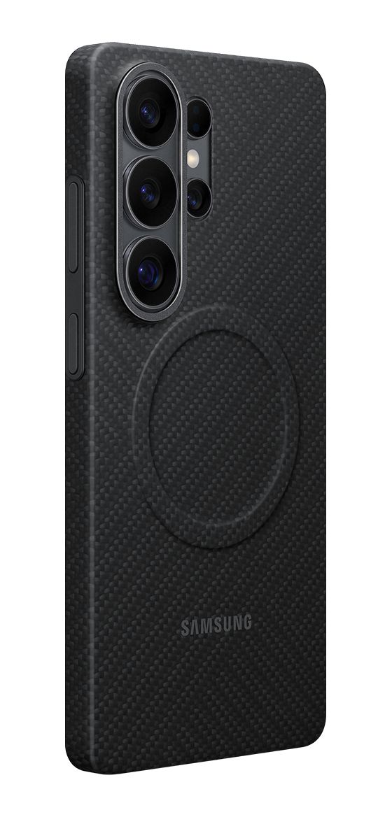 Carbon Magnet Case Cover für Galaxy S26 Ultra (Schwarz) 