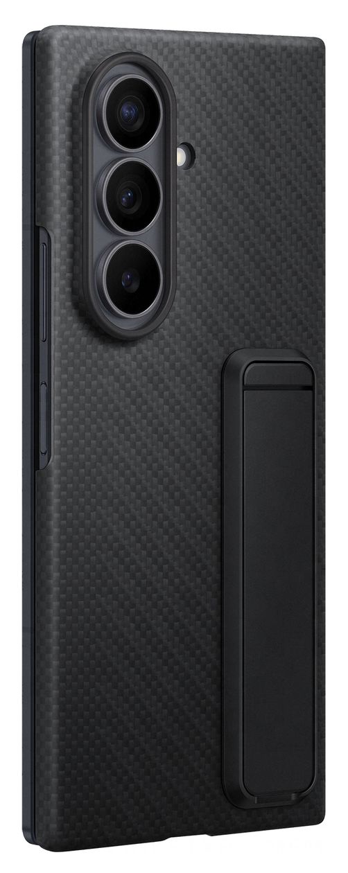 Carbon Standing Case Cover für Samsung Z Fold8  (Schwarz) 