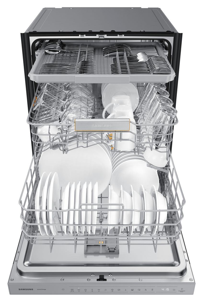 DW60BG750SSLET 60 cm Geschirrspüler teilintegriert (ohne Front) Sehr leise 14 Maßgedecke aquaStop Funktion 