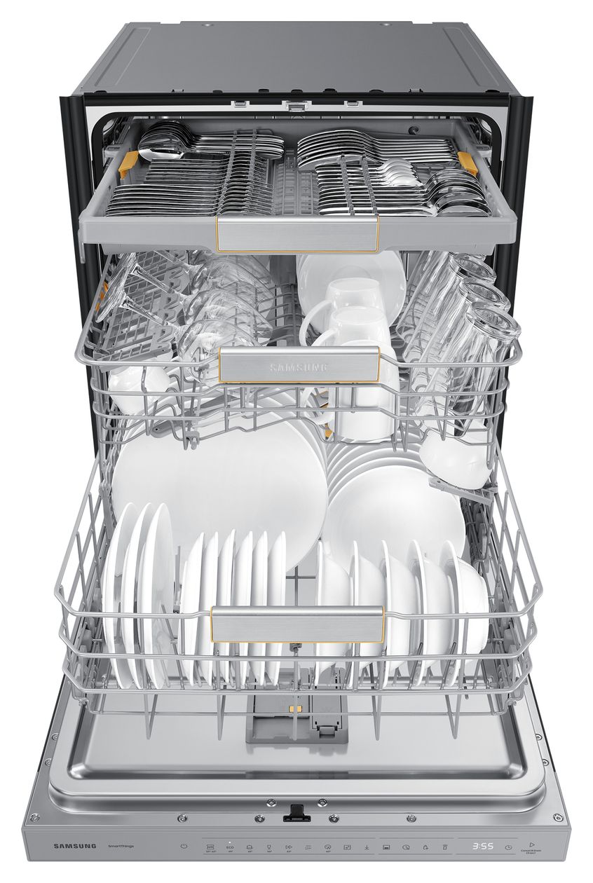 DW60CG880SSLEG 60 cm Geschirrspüler teilintegriert (ohne Front) Leise 14 Maßgedecke aquaStop Funktion 